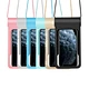 Universal IPX8 Pu Leather Waterproof Phone Pouch Cell Phone Bag Transparent Waterproof Mobile Phone Case