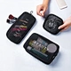 Custom Logo Travel Transparent Mesh Makeup Bag Women Zipper Trendy Mesh Cosmetic Pouch Toiletry Beauty Wash Kit Bags