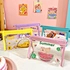 Eco Friendly Transparent Packaging Bag Small Cute Makeup Pouch PVC Clear Zipper Cosmetic Bag
