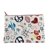 Factory Cute Canvas 300D Polyester Pencil Case Custom Logo Cotton Zipper Bags