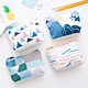 Custom Fashion Small Canvas Pouch Eco Recycled Zipper Canvas Coin Purse Change Wallet Bag Card Holder Gift Storage Bags