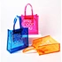 Custom Ladies Sling Jelly Bags Wholesale Luxury Small Neon Tote Bag Women PVC  Beach Handbags For Girls