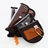Mini Transparent Clear Wallet Bag Waterproof Brown Jelly PVC Coin Purse Button Passport Pouch