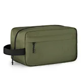 Water Resistant Hanging Dopp Kit Shaving Bag Large Capacity Polyester Mens Travel Toiletry Bag