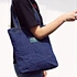 Street Big Capacity Shoulder Shopping Bag Denim Tote Canvas Bag With Custom Printed Logo