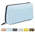 Women Girls Small Purse Makeup Bag Travelling Waterproof PU Leather Makeup Pouch