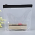 Transparent EVA PVC Small Jewelry  Makeup Bag PVC Plastic Flat Bag Packaging With Slider Zip