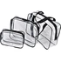 Travel Stand Up PVC Vinyl Makeup Bag Small Custom Plastic Bikini Packaging PVC Zipper Bags