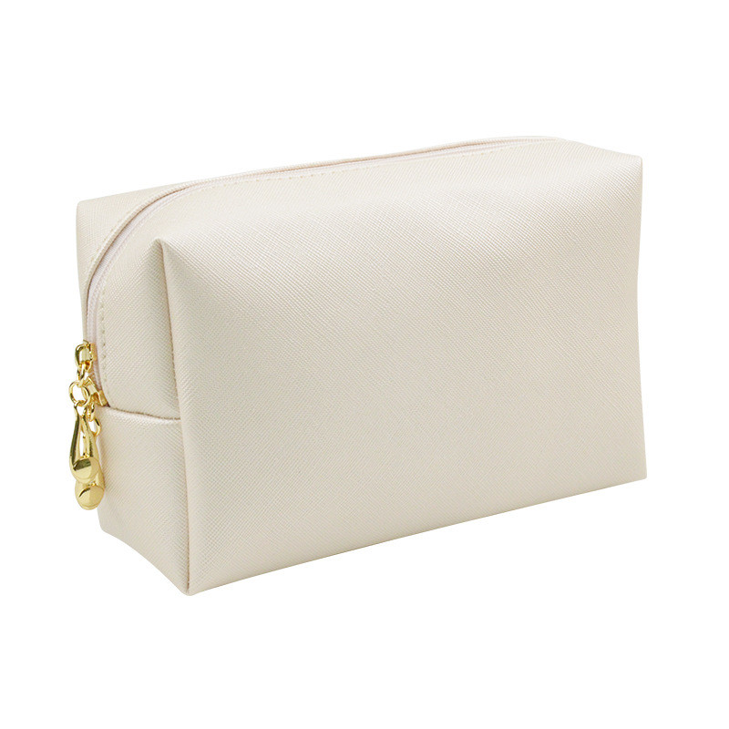 Women Makeup Storage Bag Travel Vegan Leather Pu Toiletry Cosmetic Bag