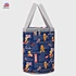 High Quality Customized Wine Thermal Zipper Round Circle Vegan Wash Cooler Lunch Bag For Women