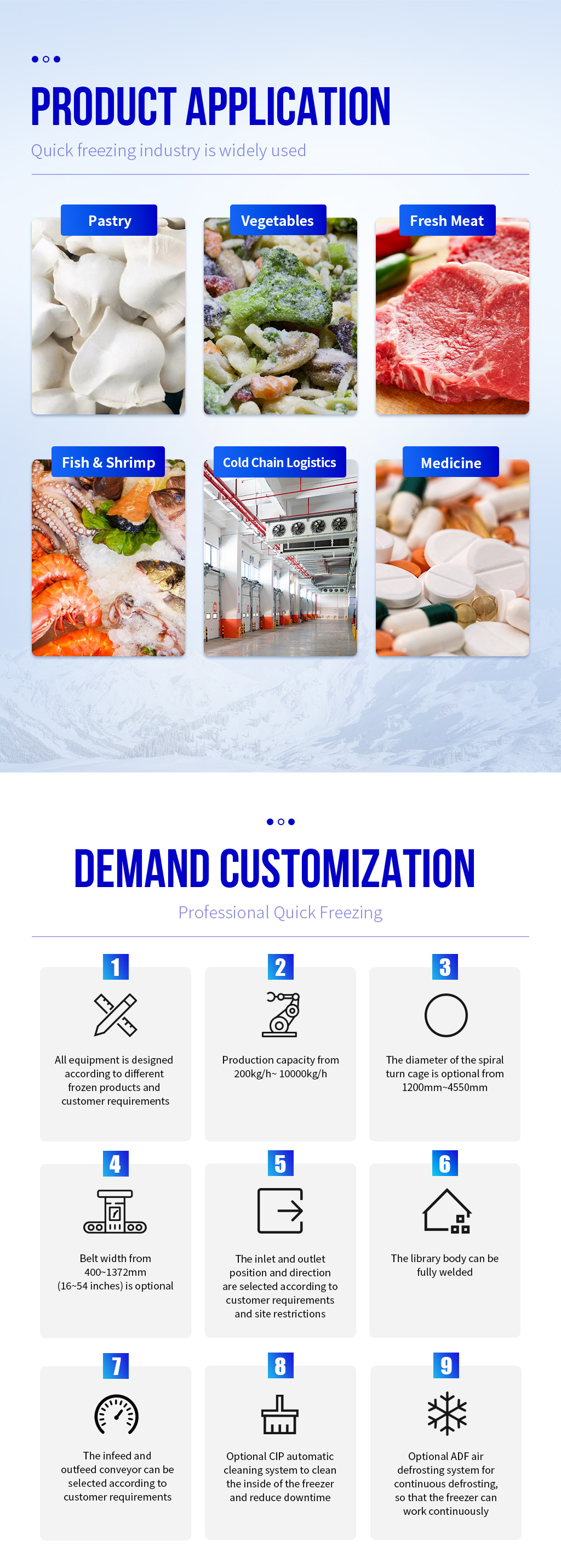 iqf spiral freezer