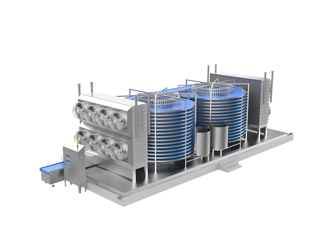 Double Spiral Freezer