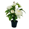 artificial peony arrangement