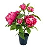 artificial peony arrangement