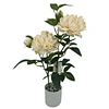 artificial peony arrangement