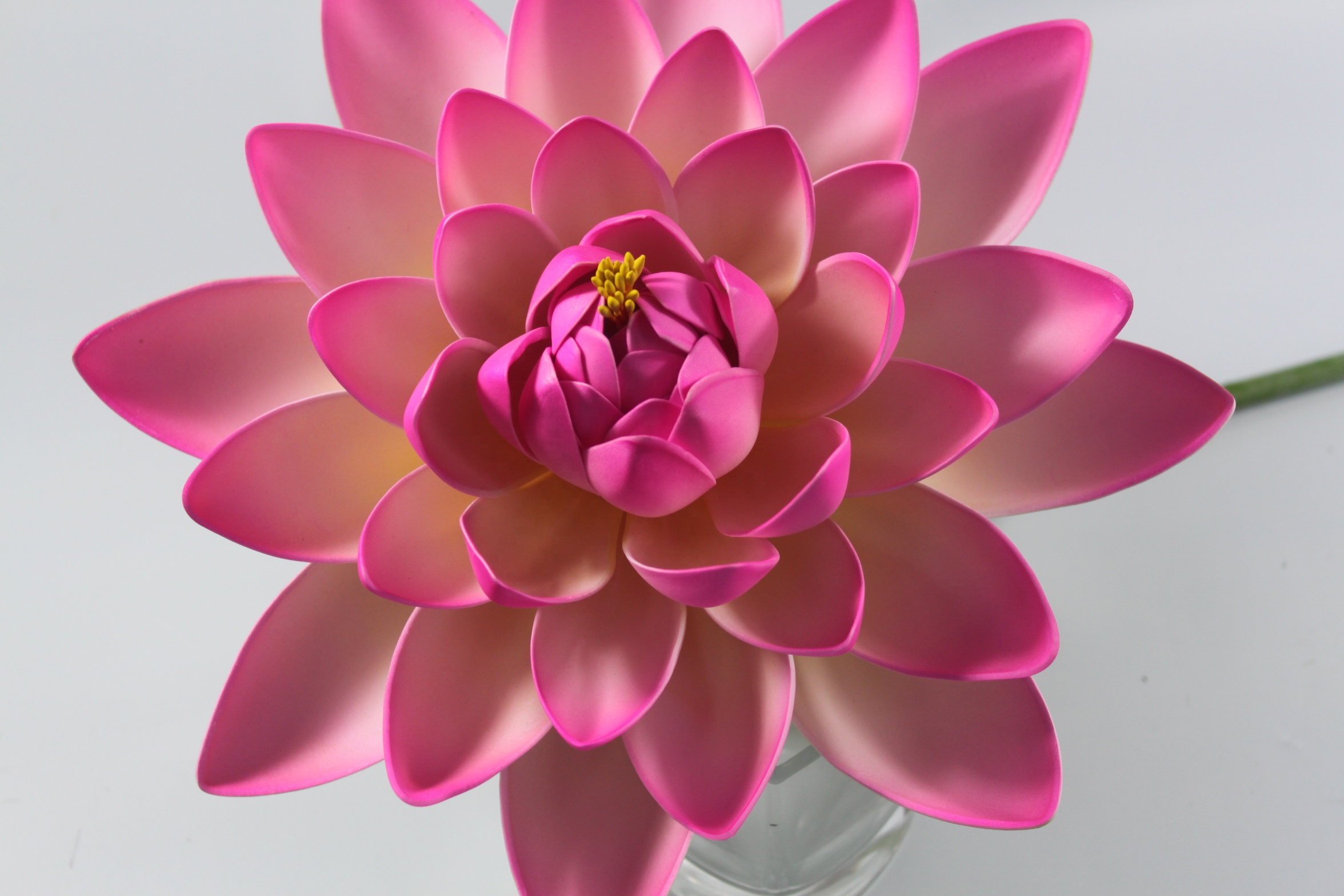 beautiful and colorful  eva foam artifical  lotus flower bouquet