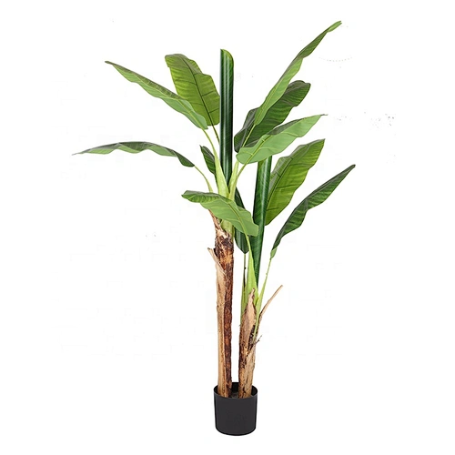 artificial big  tree wedding party  decor plant  artificial house  green  banana tree  plants  Planta   for  home decor