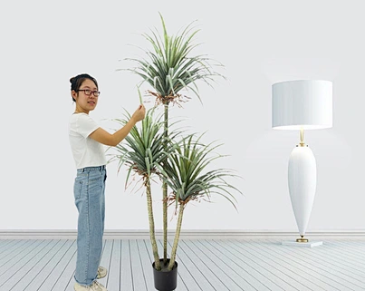 15 years factory + real touch material artificial dracaena greenary plants dragon blood tree for home decor