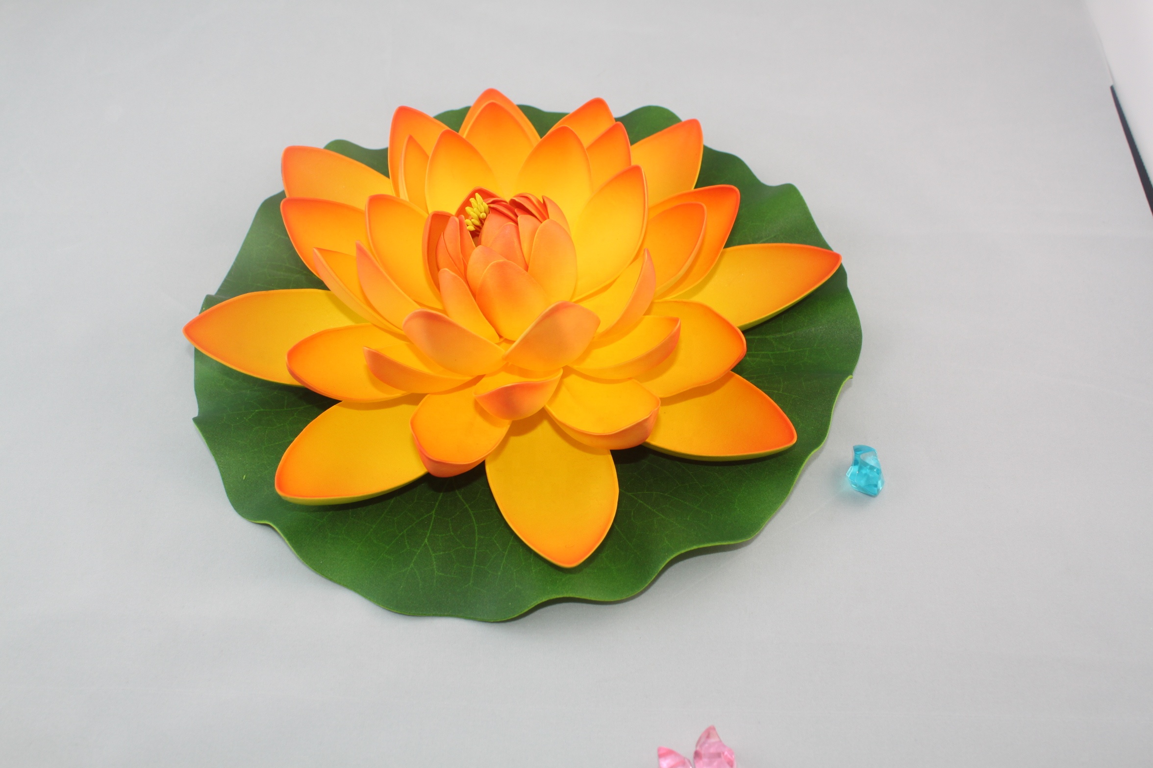 beautiful and colorful  eva foam artifical  lotus flower bouquet