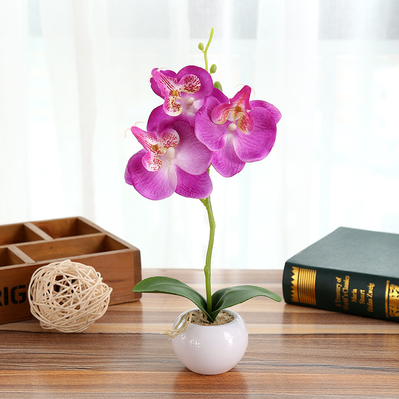 silk artificial orchid flowers