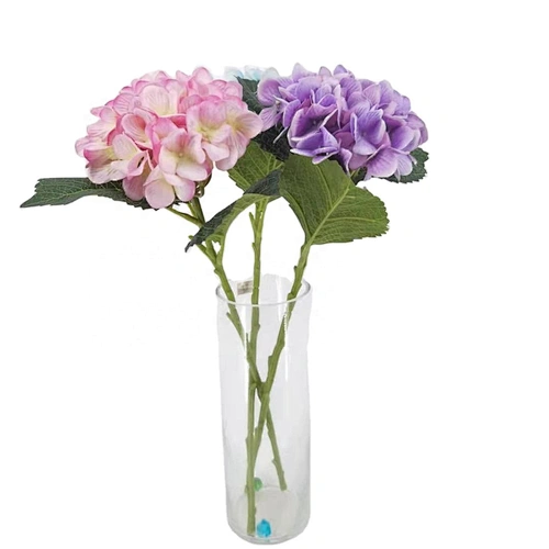 Professional real touch China Artificial flores Flowers  wedding  Environmental   hydrangea  Flowers  for home decor