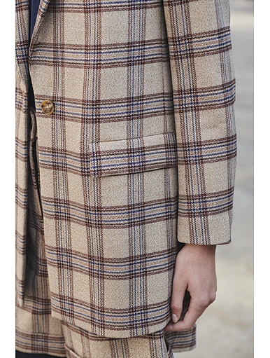 Ladies checked suit