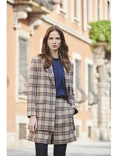 Ladies checked suit