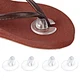 Gel flip flop toe pads - cushioned barrier prevents toe chafing in sandals