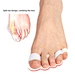 toe separators for overlapping toes