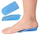 Breathable 3/4 shoe lifts - moisture-wicking while adding height