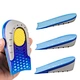 Boost your height discreetly with premium taller shoes insoles! Our height-increasing insoles add up to1.5-3.5cm naturally, while providing cushioned comfort and arch support.These shoe inserts are lightweight and undetectable.