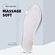 Massaging gel insoles for foot pain relief and all-day comfort