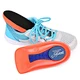 Breathable arch support half insoles - moisture-wicking 3/4 length orthotics