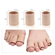 Washable reusable gel toe protectors - long-lasting comfort for daily wear