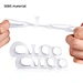 toe separators for overlapping toes