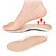 Foot support insoles for plantar fasciitis - medical-grade arch supports with deep heel cups for pain relief