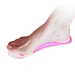 Ultra-thin gel arch support for heels - invisible comfort in open-toe shoes