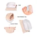 Washable SEBS toe separator - antimicrobial protection for repeated use
