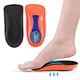Relieve foot fatigue with arch support half insoles! Ergonomic design delivers targeted arch lift, shock absorption, and heel pain prevention. Ultra-thin orthopedic pads fit sneakers, loafers, or flats. Ideal for standing or plantar fasciitis relief.