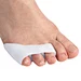 Overlapping toe corrector for pinky toes - gently realigns digits without surgery