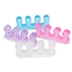 The toe spacer made of soft SEBS material for comfortable toe alignment and foot pain relief