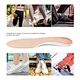 Foot support insoles for diabetics - pressure-relieving medical orthotics with extra depth design