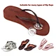 Washable gel flip flop pads - reusable protection for travel sandals