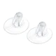 Invisible gel toe pads - stays hidden in open-toe footwear