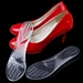 Walk pain-free in heels! Our high heel inserts for comfort feature gel padding & arch support to prevent slippage and reduce ball-of-foot pressure. Breathable design absorbs shock during parties/work events. Fits stilettos & pumps discreetly.