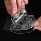 Athletic heel height inserts - shock-absorbing lift for running/sports