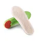 Shock-absorbing warm insoles - wool blend reduces foot fatigue while keeping toes cozy