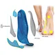 Shock-absorbing arch support inserts for runners with plantar fasciitis