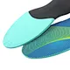 Shoe support insoles for flat feet - rigid stability inserts that correct overpronation in walking shoes