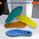 Breathable medical insole - moisture-wicking diabetic inserts preventing skin breakdown